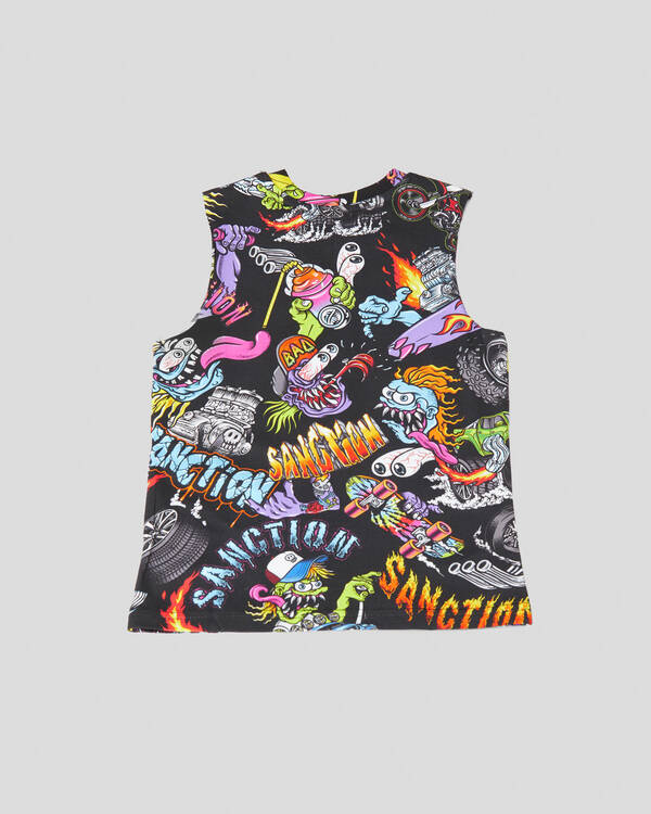 Sanction Toddlers' Monster Shrooms Muscle Tank for Mens