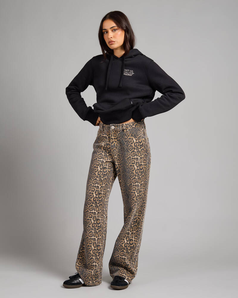 Unit Rosette Pullover Hoodie for Womens