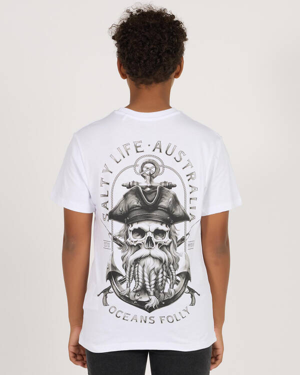 Salty Life Boys' Captain T-Shirt for Mens