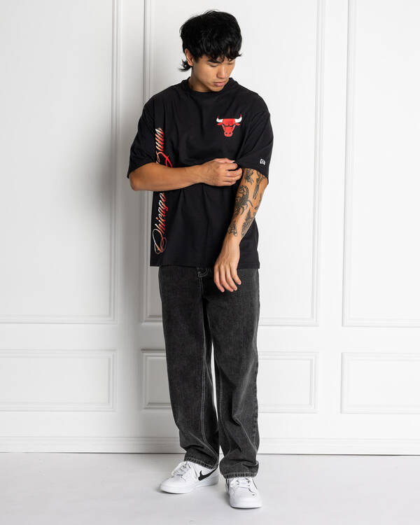 New Era Chicago Bulls Oversized Street T-Shirt for Mens