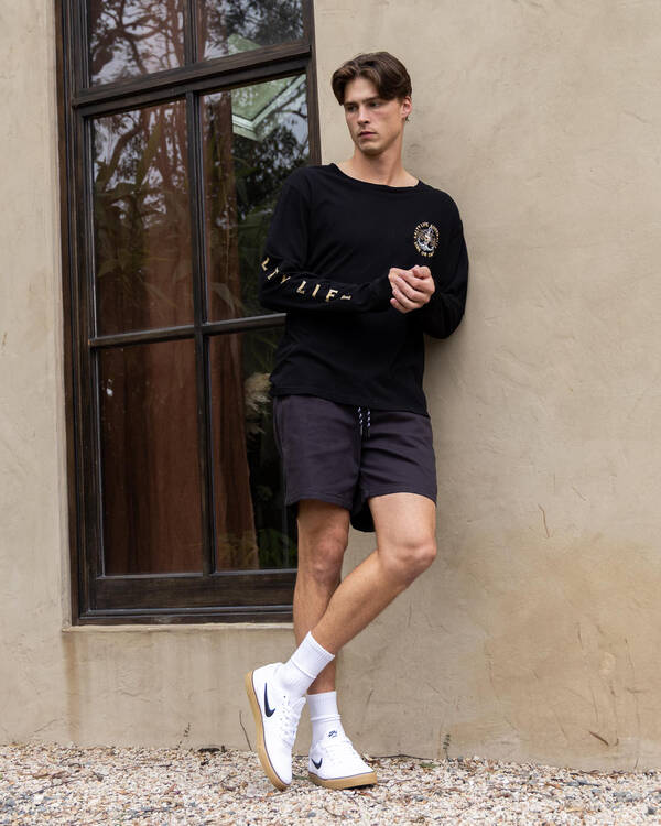 Salty Life Vision Elastic Waist Shorts for Mens