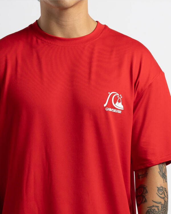 Quiksilver DNA Bubble Logo Short Sleeve Rash Vest for Mens