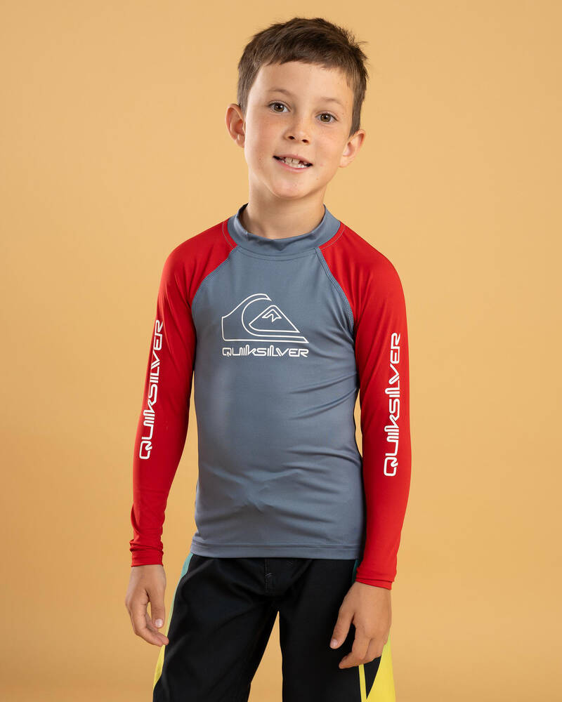Quiksilver On Tour Toddler's Long Sleeve Rash Vest for Mens