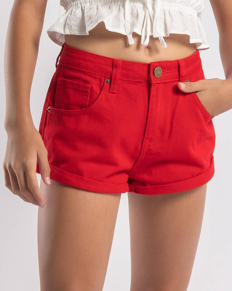 DESU Girls' Hallie Roll Up Shorts for Womens