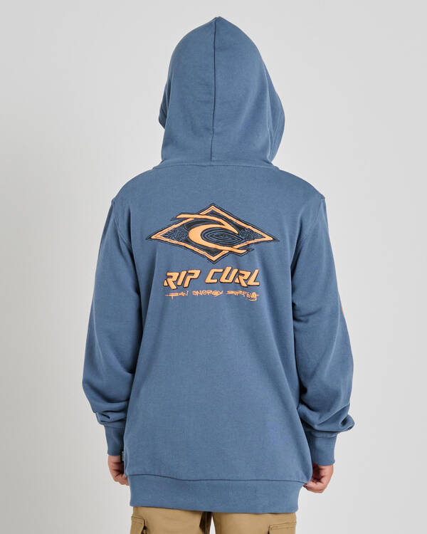 Rip Curl Boys' Raw Energy Zip Thru Hoodie for Mens