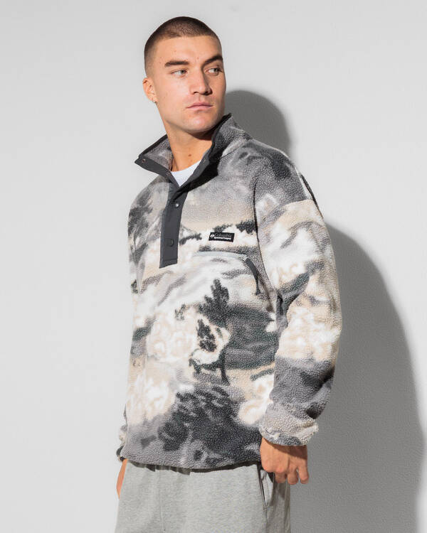 Columbia Helvetia II Printed Half Snap Fleece Sweatshirt for Mens