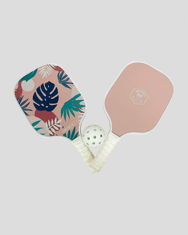 Get It Now Blush Palm Pickle Ball Set for Unisex