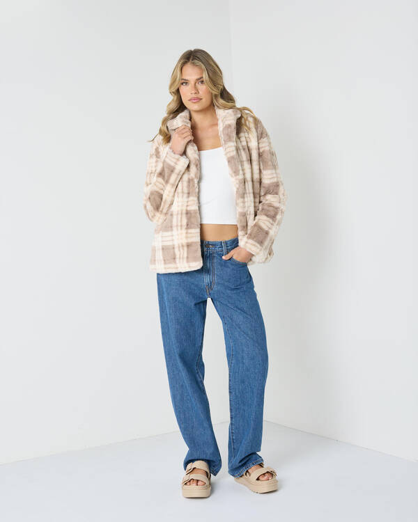 Ava And Ever Ollie Faux Fur Jacket for Womens