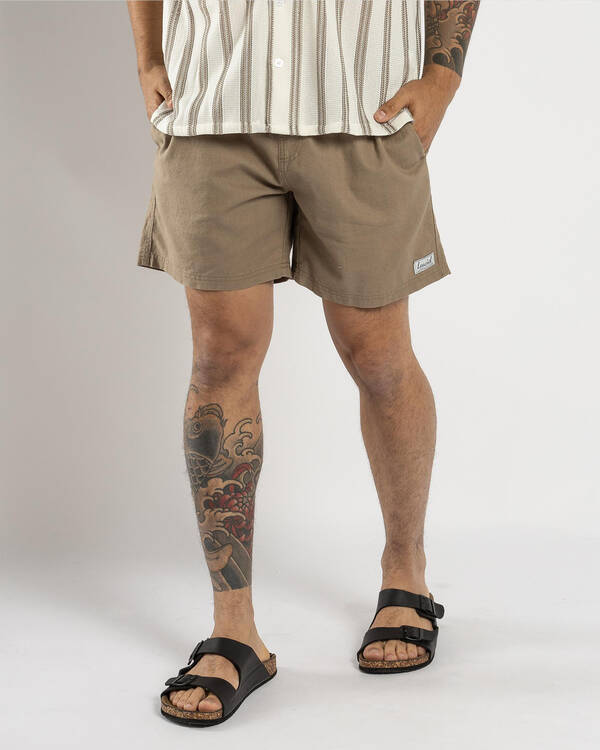 Lucid Refined Elastic Waist Shorts for Mens