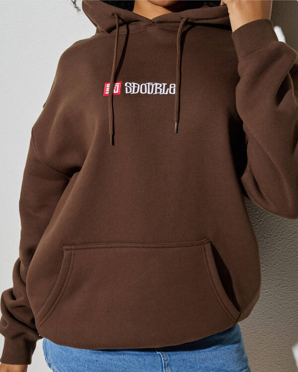S-Double S-Cube Block Hoodie for Mens