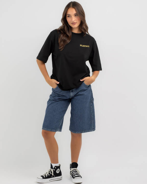 Playboy Diamante` T-Shirt for Womens