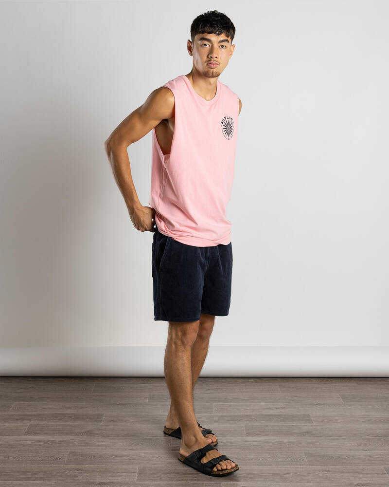 Skylark Blossom Muscle Tank for Mens