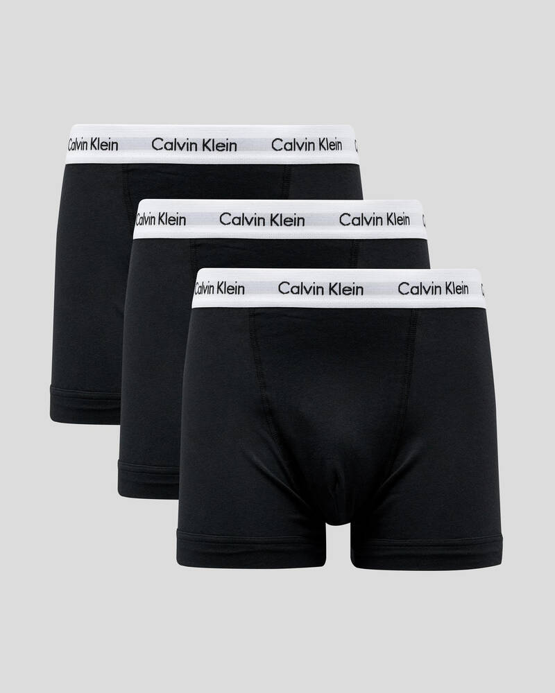 Calvin Klein Cotton Stretch Trunks 3 Pack for Mens