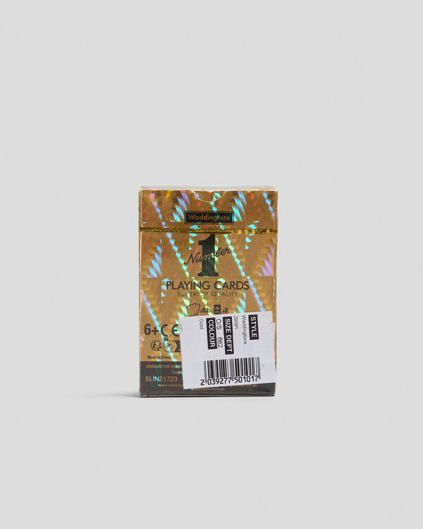 Waddingtons Playing Cards: Gold Edition for Unisex