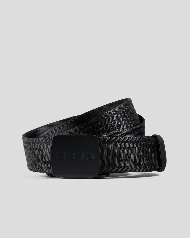 Lucid Pattern Web Belt for Mens