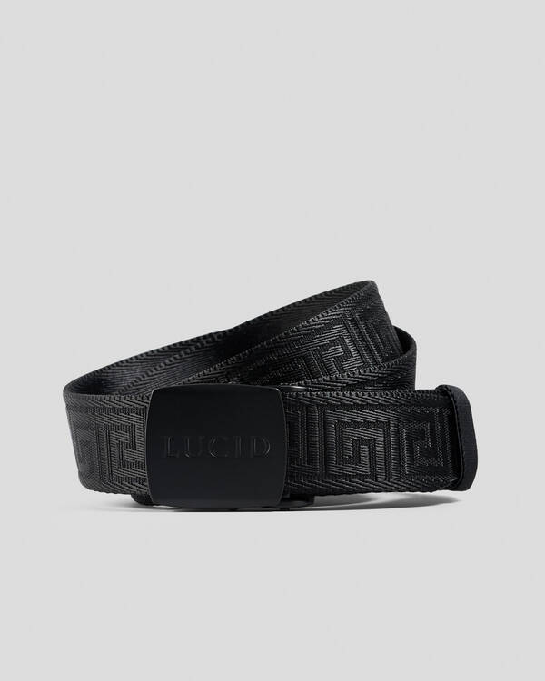 Lucid Pattern Web Belt for Mens