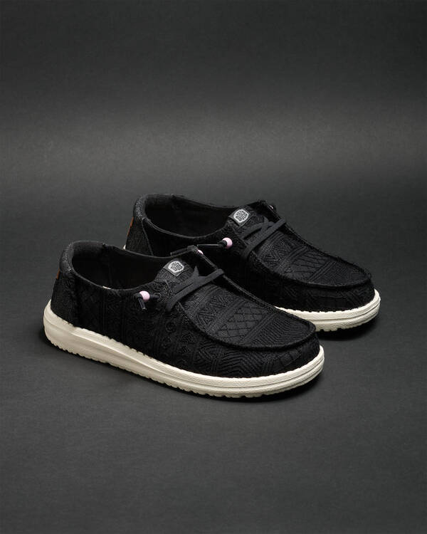 HEYDUDE Wendy Crochet Lace Shoes for Womens