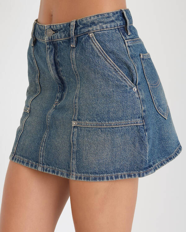 Lee Worker Mini Skirt for Womens