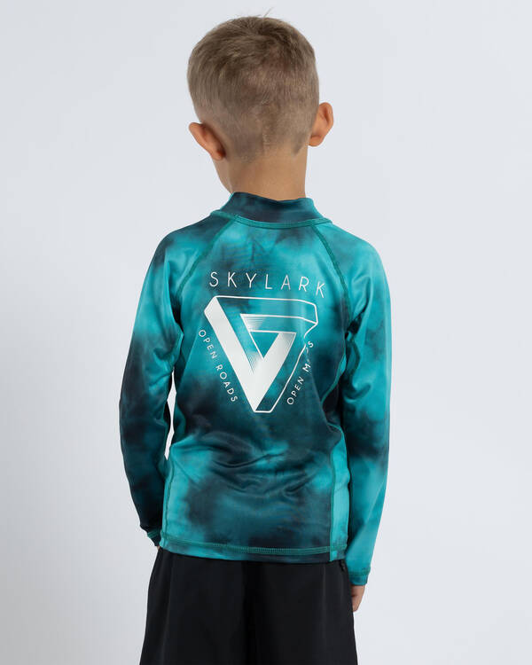 Skylark Toddlers' Emerged Long Sleeve Rash Vest for Mens
