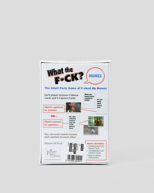 MDI What The F*ck Memes Card Game for Unisex