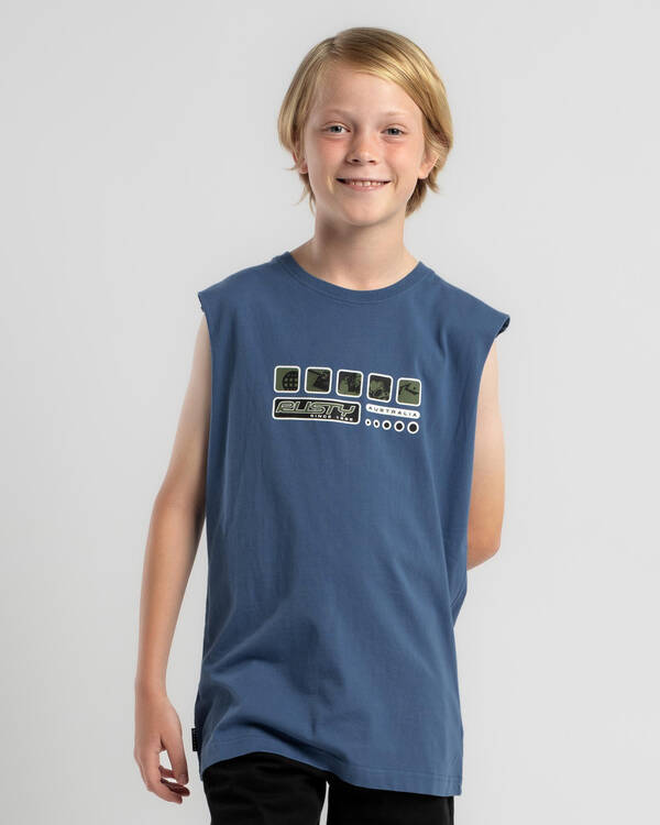 Rusty Boys' Second Summer Muscle Tank for Mens
