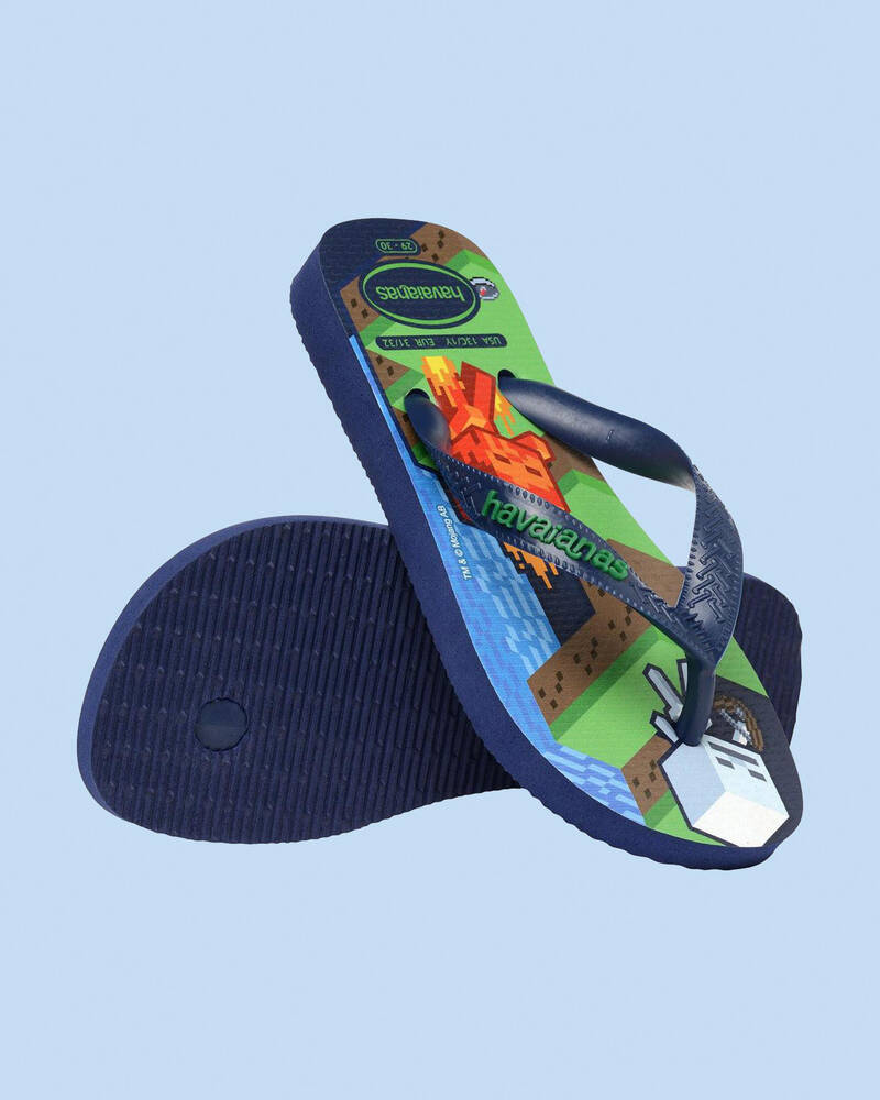 Havaianas Kids' Top Minecraft Thongs for Mens