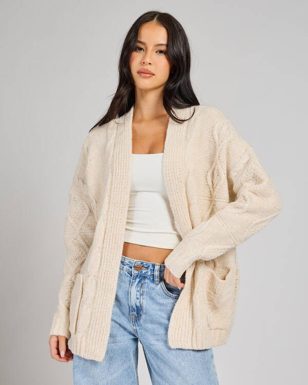 Mooloola Eros Cable Knit Cardigan for Womens