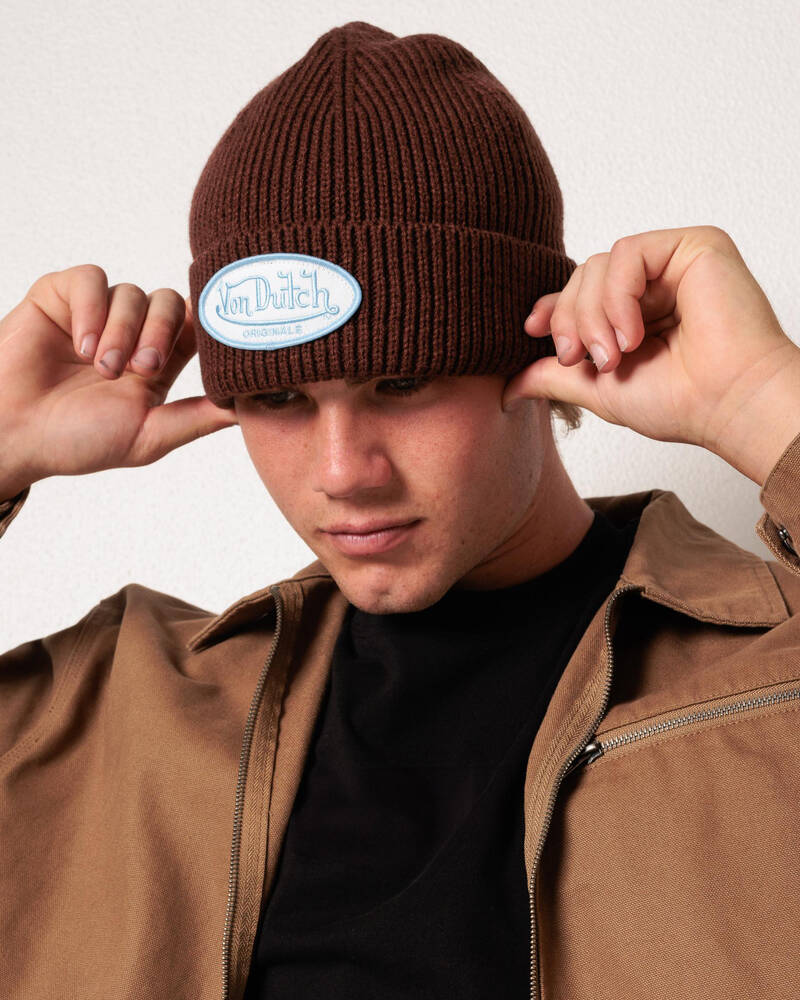 Von Dutch Originals Cuff Beanie for Mens