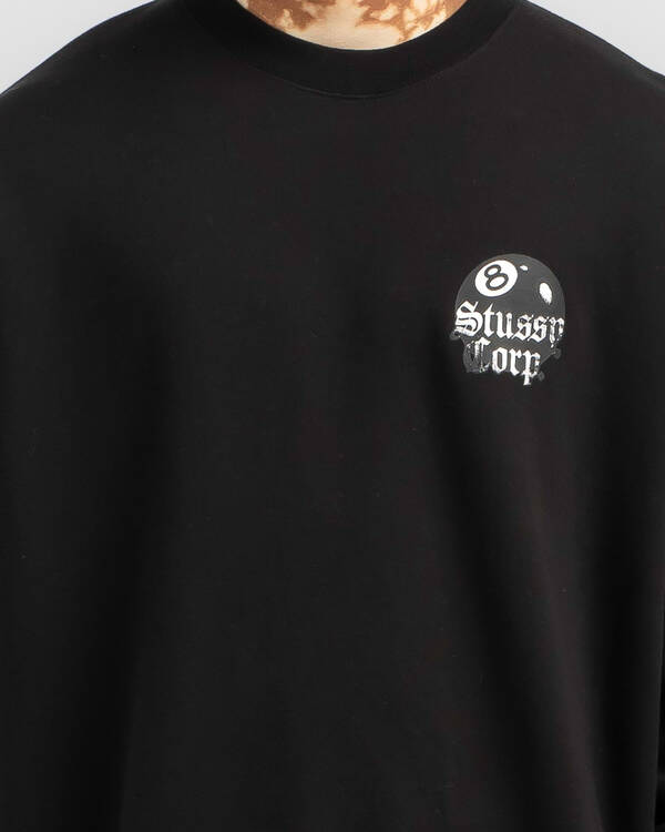 Stussy 8 Ball Corp Crew Sweatshirt for Mens