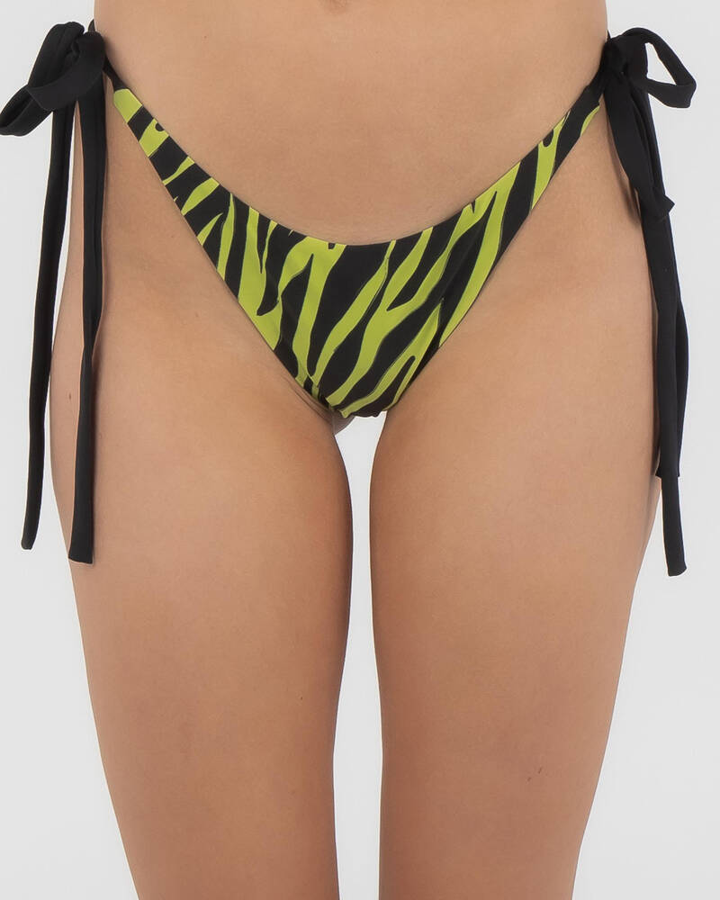 GUESS Pop Zebra Bikini Bottom for Womens