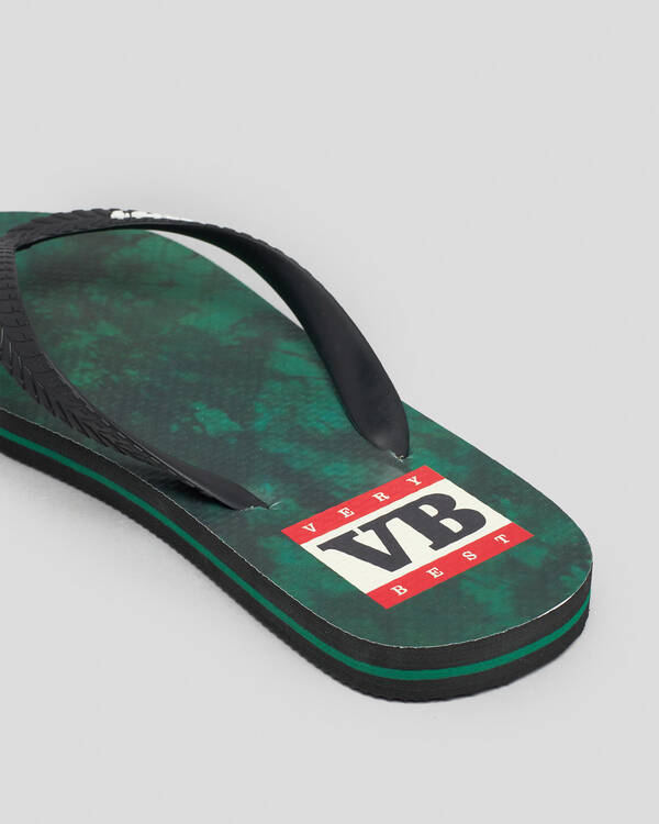 Victor Bravo's Shamrock Avocado Thongs for Mens