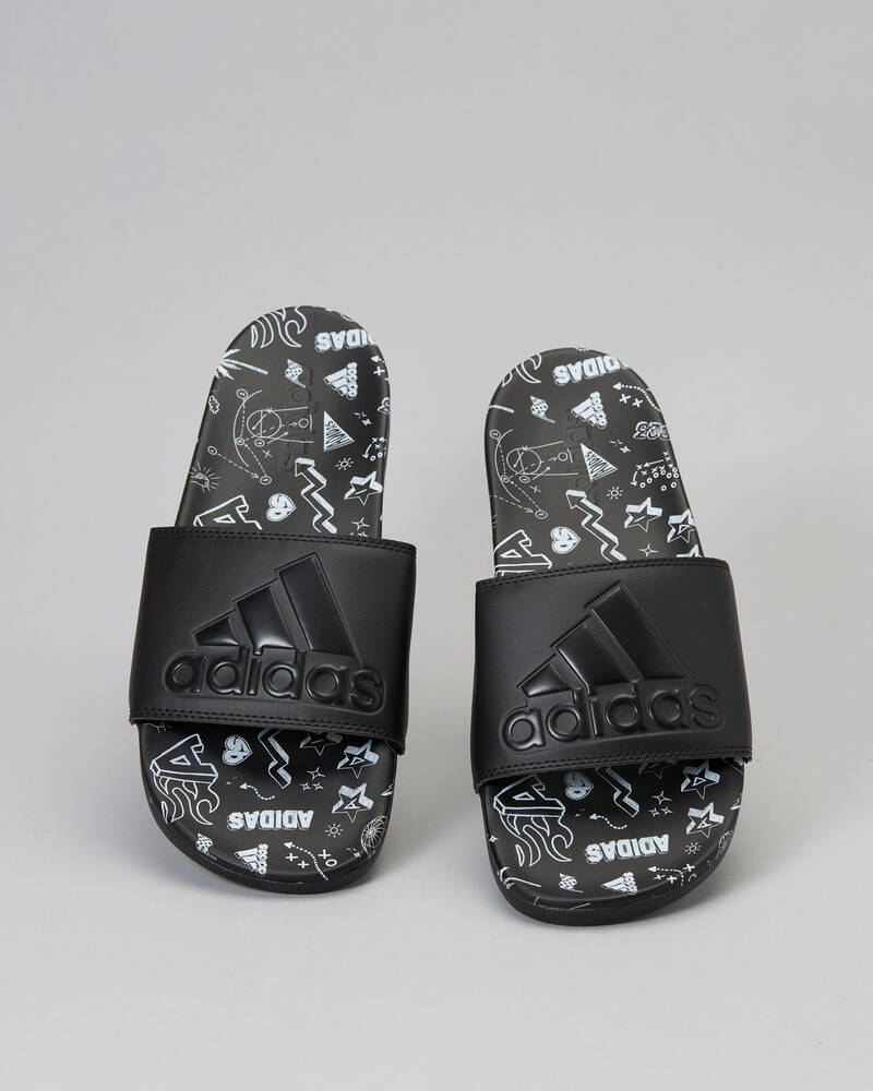 adidas Women's Adilette Comfort Slide Sandals for Womens