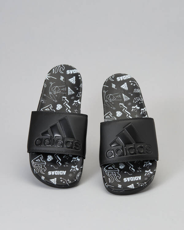 adidas Women's Adilette Comfort Slide Sandals for Womens
