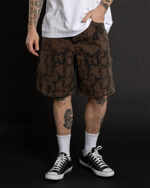 Worship Supplies Blackwood Carpenter Jean Shorts for Mens