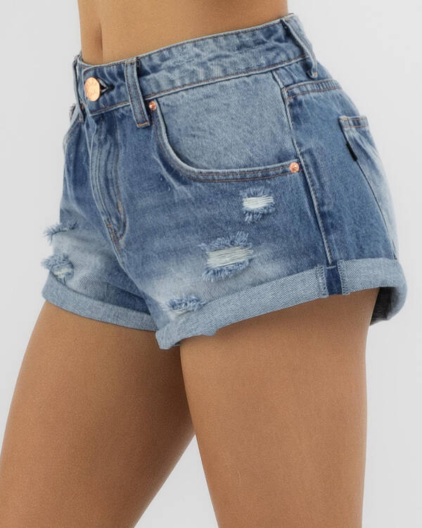 DESU Girls' Stevie Micro Denim Shorts for Womens