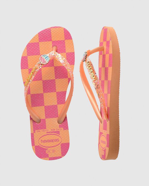 Havaianas Kids' Slim Glitter Thongs for Womens