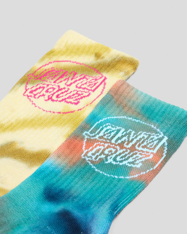 Santa Cruz Santa Cruz Boys' Opus Dot Crew Socks 2 Pack for Mens