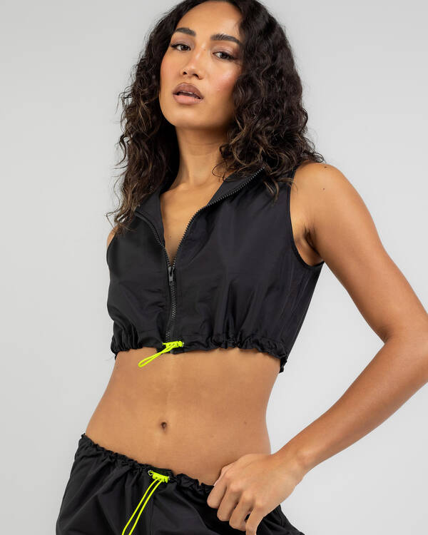 Mint Vanilla Drew Parachute Top for Womens
