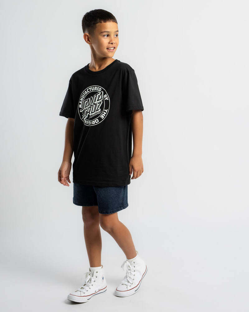 Santa Cruz Boys' MFG Dot Front T-Shirt for Mens