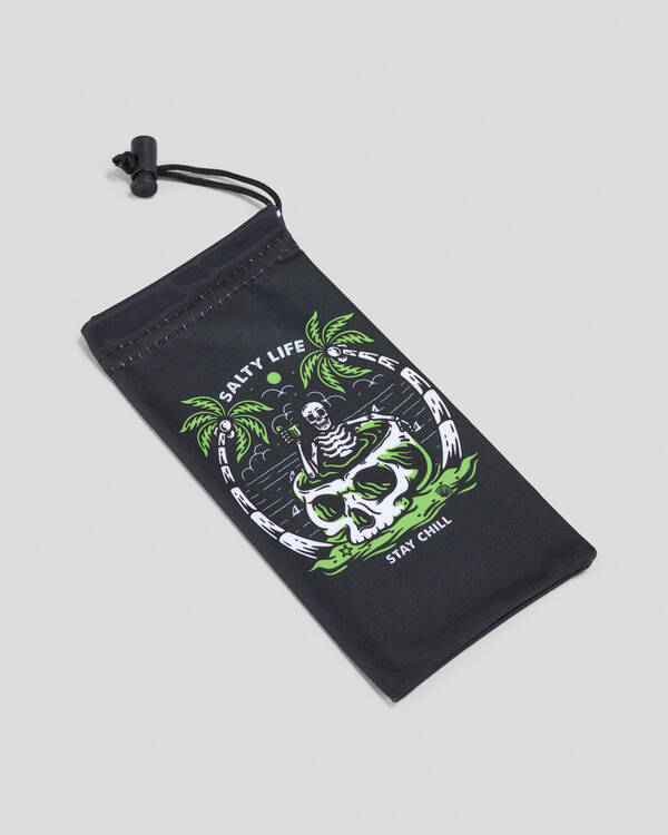 Salty Life Sip and Relax Sunglasses Soft Case for Mens