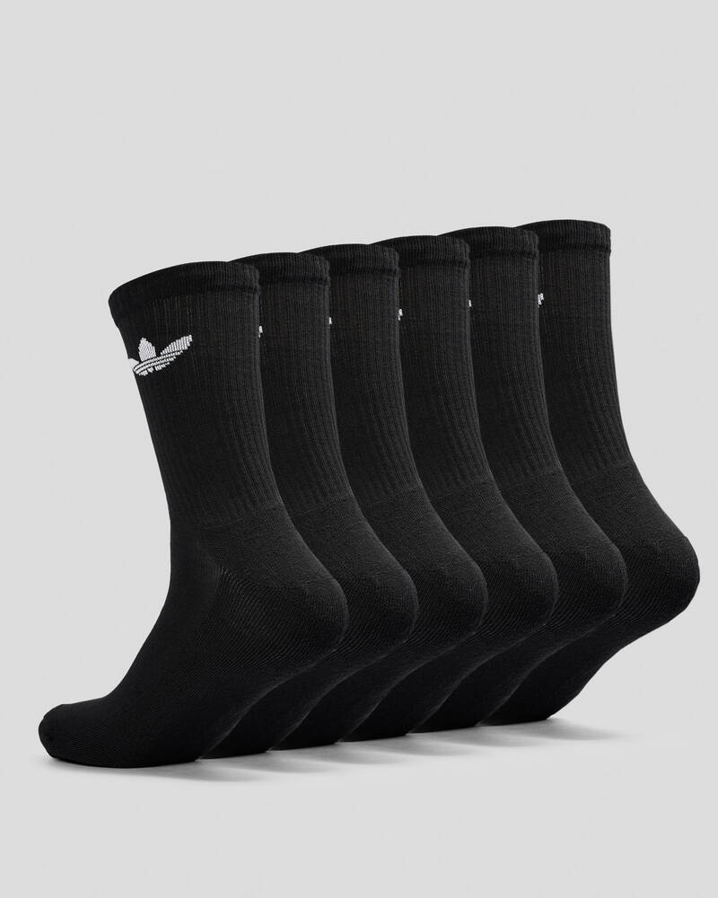 adidas Trefoil Crew Socks 6 Pack for Unisex