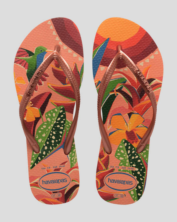 Havaianas Slim Tropical Thongs for Womens