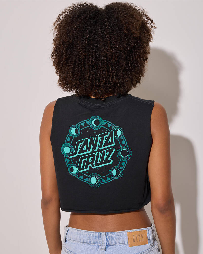 Santa Cruz Phase Dot Centre Muscle Tank Top for Womens