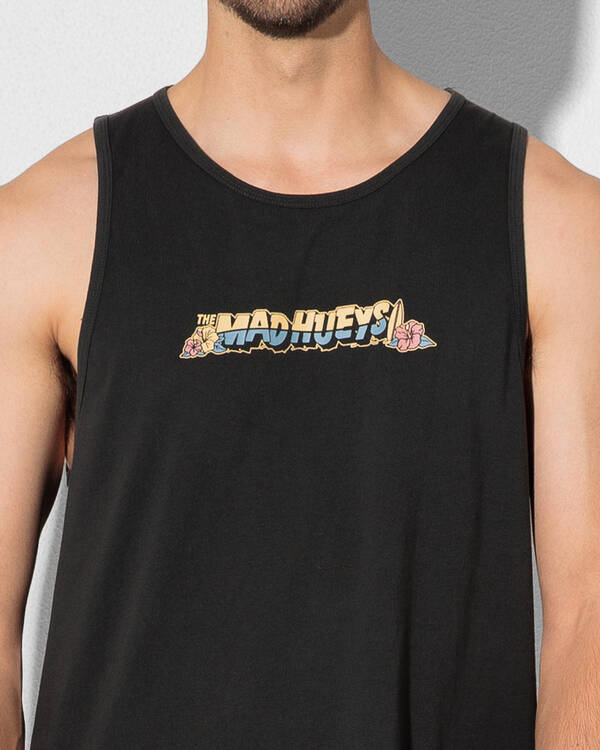 The Mad Hueys Surfing Hueys Singlet Tank for Mens