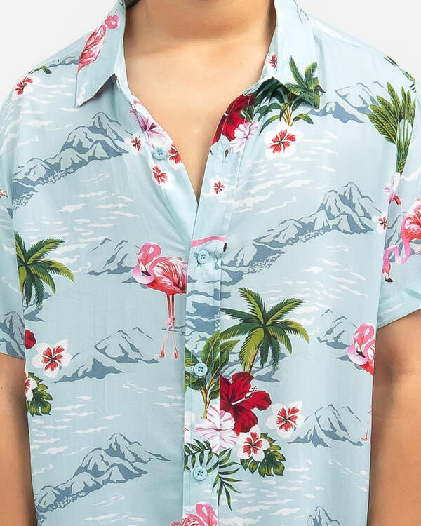 Lucid Boys' Savanna Short Sleeve Shirt for Mens