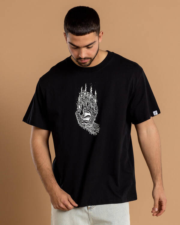 Santa Cruz Pace Ritual Hand Mono T-Shirt for Mens