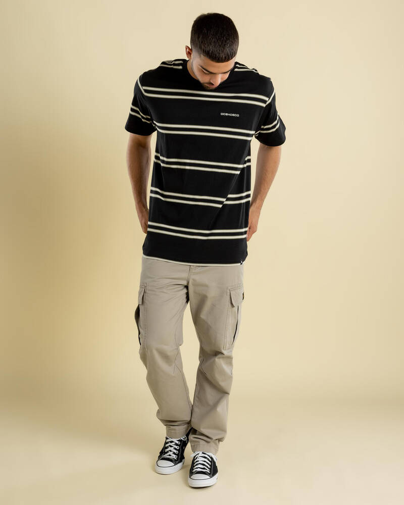 DC Shoes Portside Stripe T-Shirt for Mens