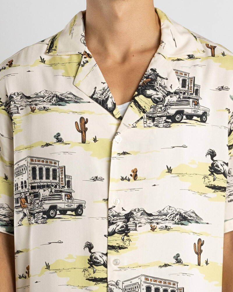 Ringers Western Rodeo Short Sleeve Shirt for Mens