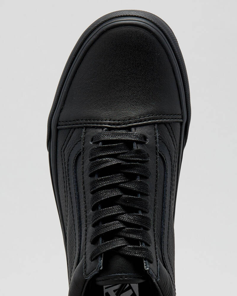 Vans Womens Old Skool Leather Shoes for Womens