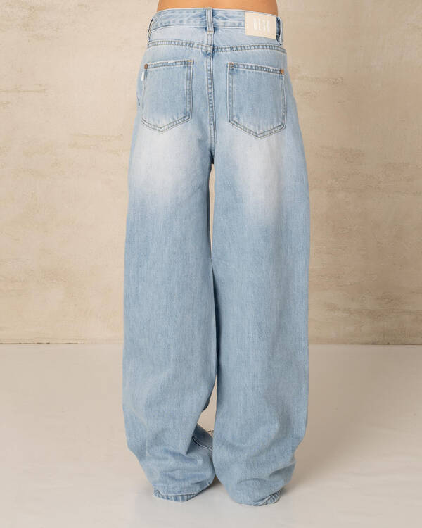 DESU Girls' Stones Straight Leg Jeans for Womens